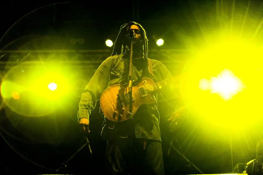 Julian Marley alla festa di Radio Onda d'Urto