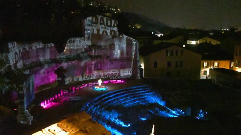 Lo spettacolo al Teatro Romano