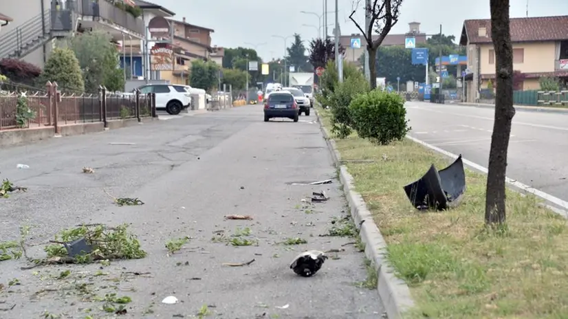 L'incidente a Corte Franca