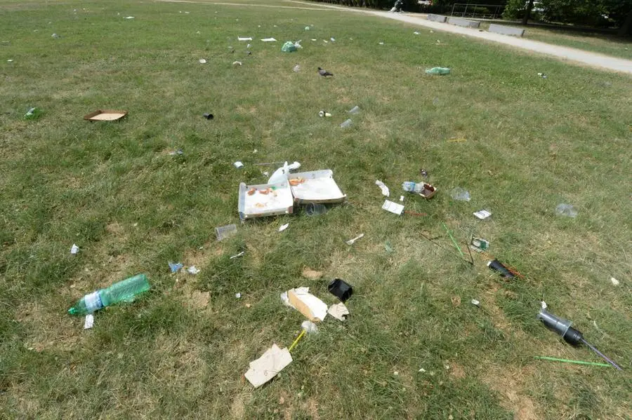 Parco Tarello, lo sporco dopo la festa