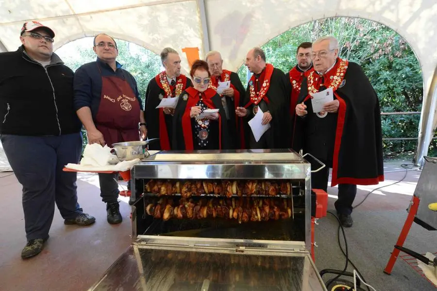 La gara di spiedo a Toscolano Maderno