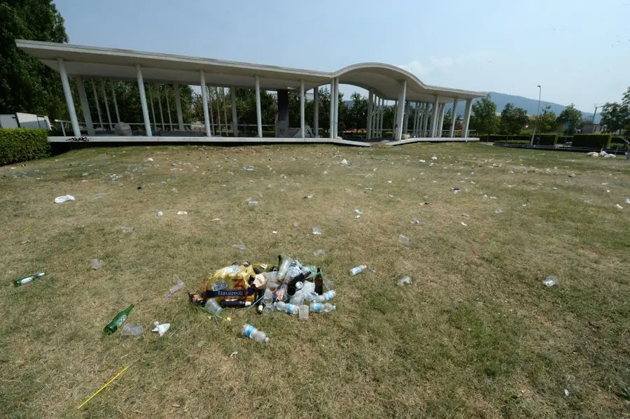 Parco Tarello, lo sporco dopo la festa