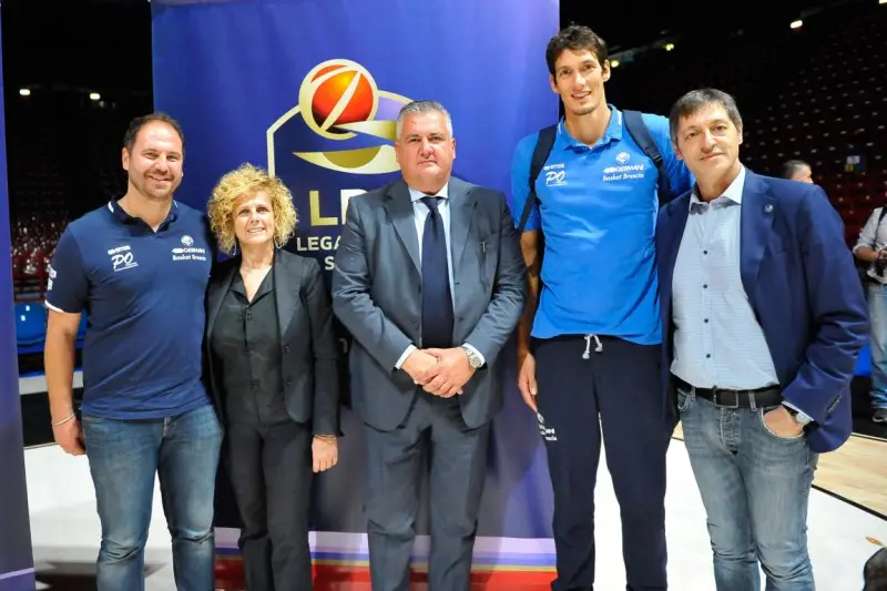 Germani Basket alla presentazione del campionato di serie A
