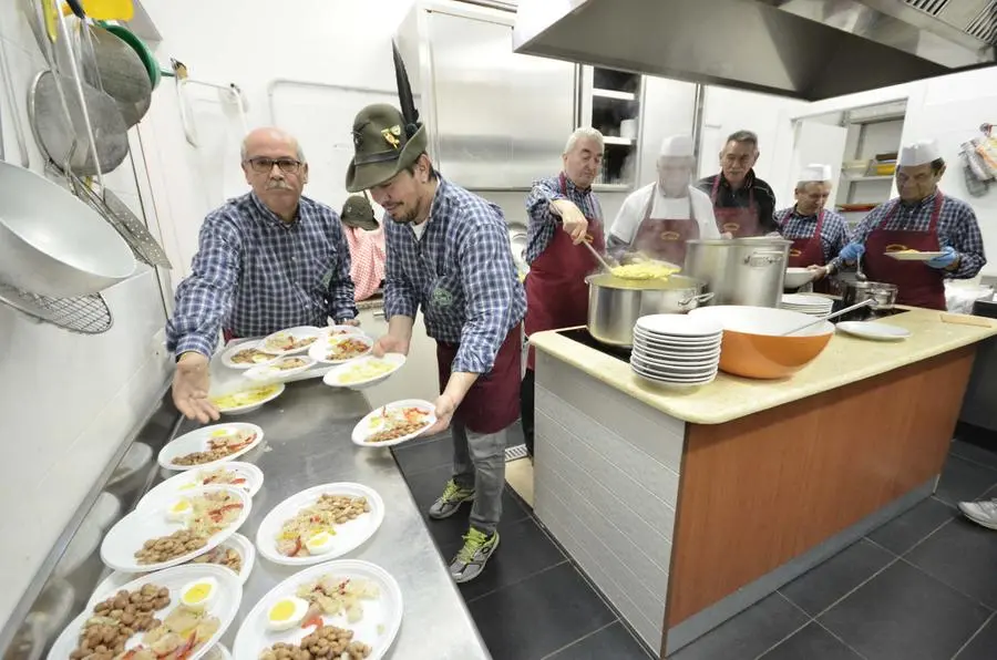 La casoncellata degli Alpini di Bottonaga