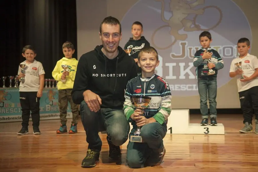 Le premiazioni del circuito Junior Bike