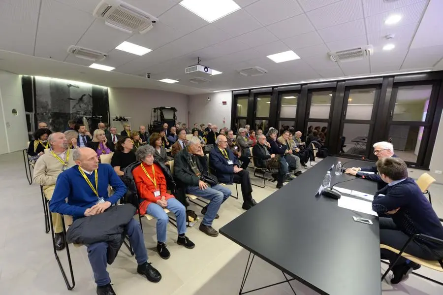 Il senatore Corsini ieri in sala Libretti