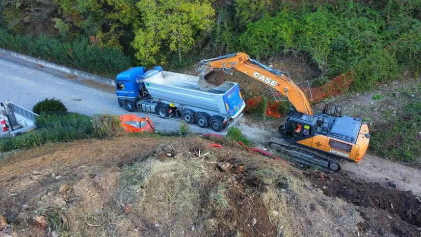 Cantiere per l'Autostrada della Valtrompia - © www.giornaledibrescia.it