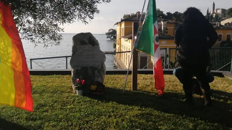 La cerimonia in memoria del partigiano Boldini