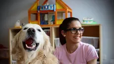 Un cane in ospedale per la pet therapy