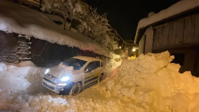 Le Panda 4x4 in dotazione a Poste italiane nel Bresciano