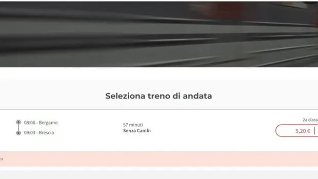 Uno dei treni cancellati stamattina