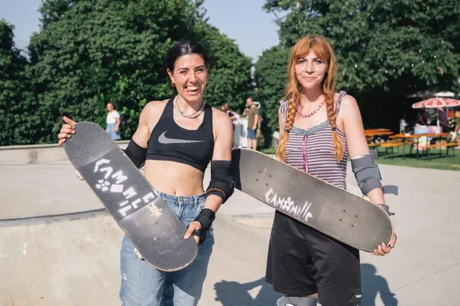 Il Girls Skate Club a Palazzolo la scorsa estate