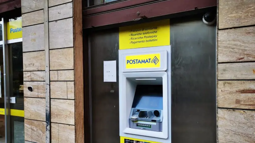 Lo sportello delle Poste in via Cipro