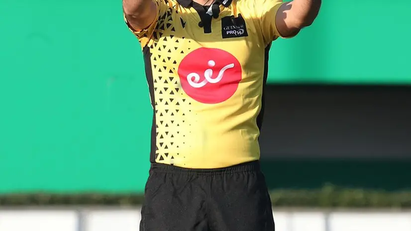 Andrea Piardi, arbitro internazionale di rugby - Foto Daniele Resini/Fotosportitq