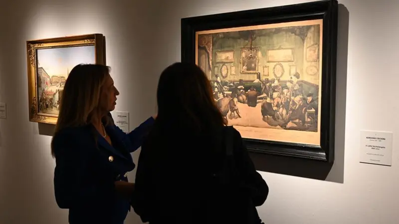 L'anteprima a Palazzo Martinengo sulla mostra «I macchiaioli»