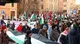 La manifestazione pro Palestina