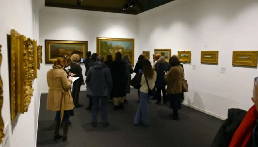 L'anteprima a Palazzo Martinengo sulla mostra «I macchiaioli»