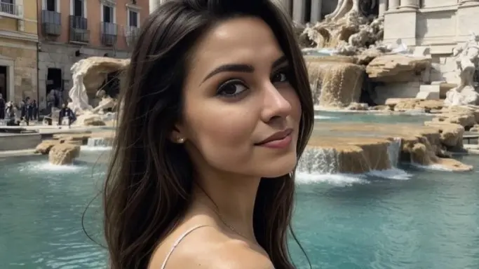 L'influencer Emily Pellegrini creata con l'intelligenza artificiale - Foto Instagram