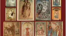 Alcuni degli affreschi raccolti a Dello che compaiono sul calendario degli Amici della Pieve - © www.giornaledibrescia.it