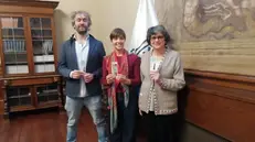 Francesco Zambelli, Anna Frattini e Laura Forcella - © www.giornaledibrescia.it