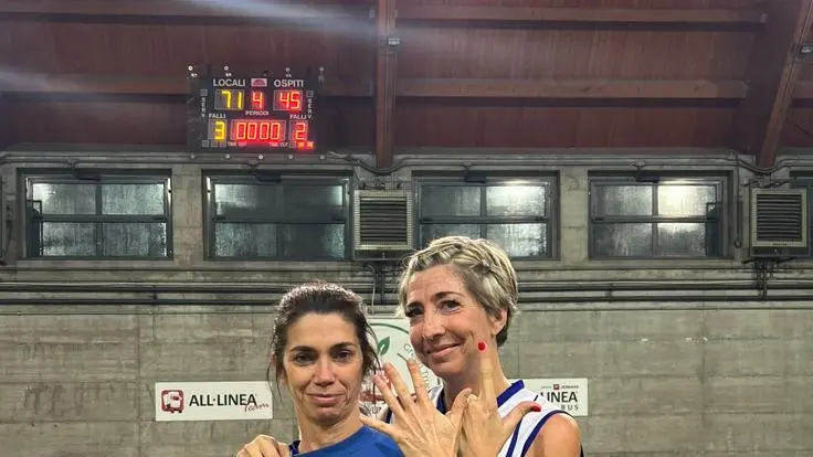 Laura Barbiero con Denise Premoli