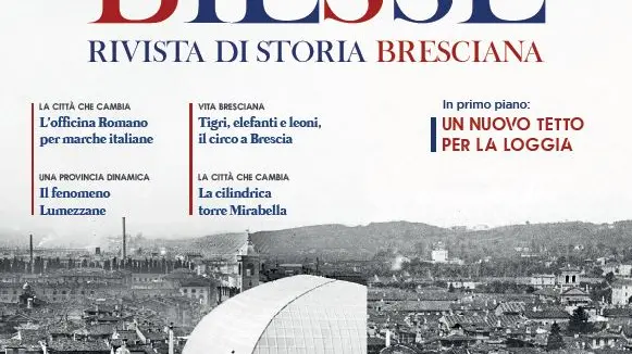 Nel nuovo numero di Biesse si parla della copertura di Palazzo Loggia - Archivio Fondazione Negri