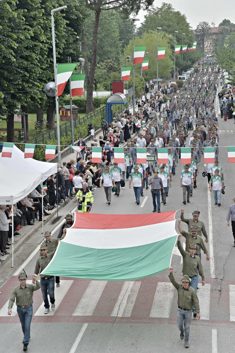 Adunata sezione alpini di Brescia