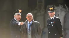 Da sinistra il comandante dei Carabinieri Giuseppe Spina, il procuratore Tommaso Buonanno e il comandante del reparto operativo Dionisio De Masi