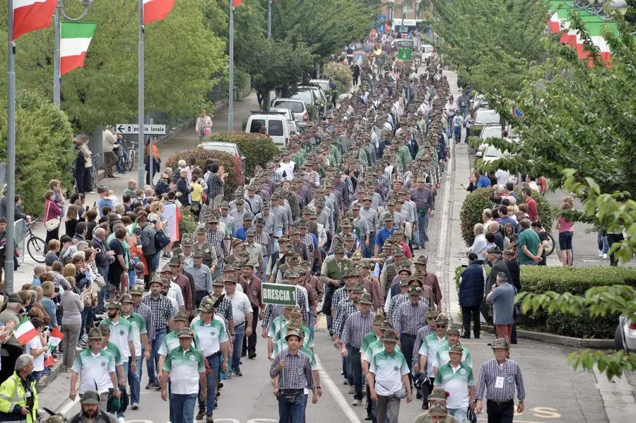 Adunata sezione alpini di Brescia