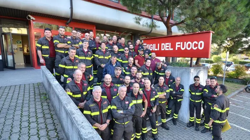 L'incontro tra i Vigili del Fuoco e i parlamentari bresciani