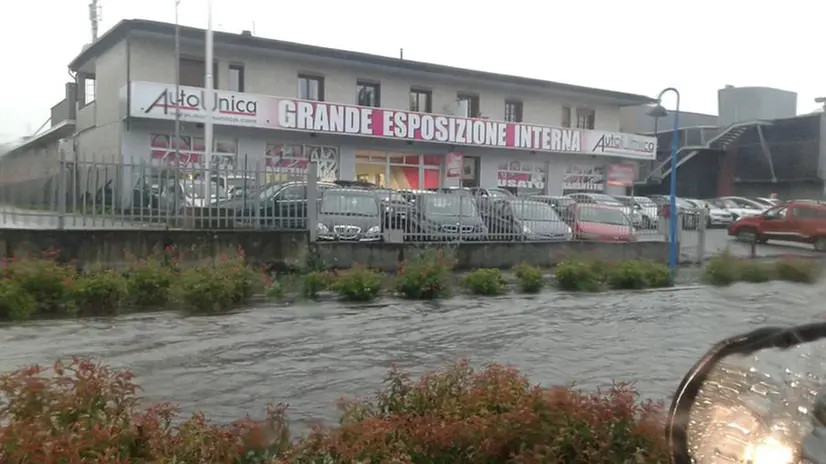 Pioggia e allagamenti alla Mandolossa