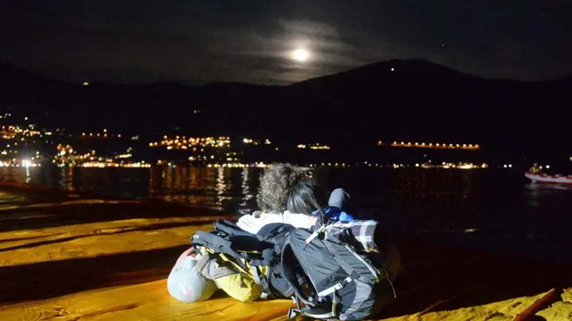 La notte di The Floating Piers