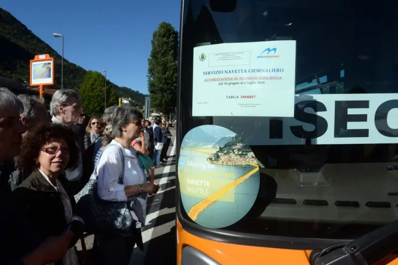 The Floating Piers, vertice sul nodo trasporti