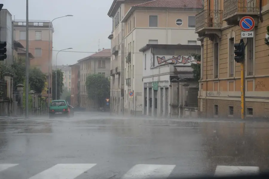 Pioggia in città