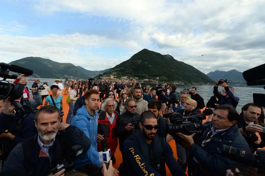 The Floating Piers, apertura da tutto esaurito