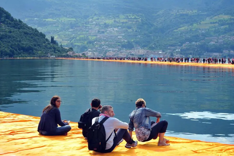 The Floating Piers, apertura da tutto esaurito