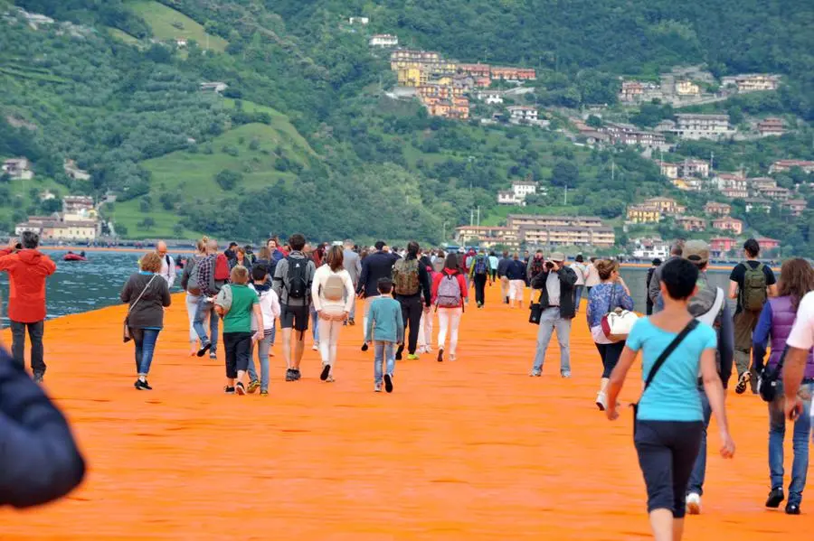 The Floating Piers, apertura da tutto esaurito