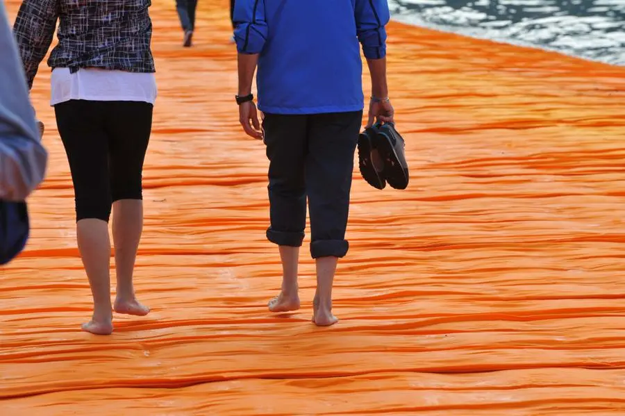 The Floating Piers, apertura da tutto esaurito