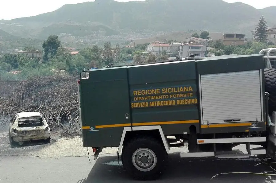 Incendi nel palermitano