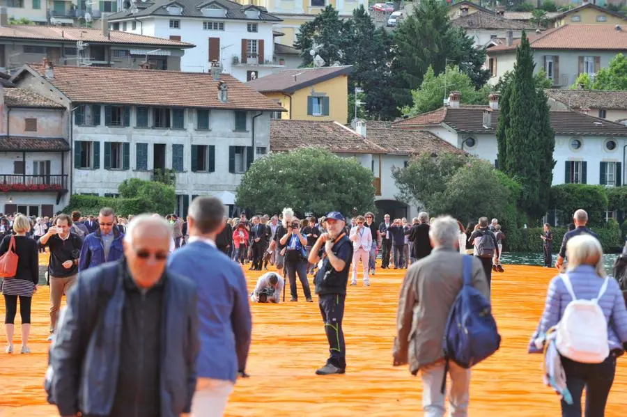 The Floating Piers, apertura da tutto esaurito