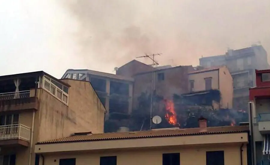 Incendi nel palermitano