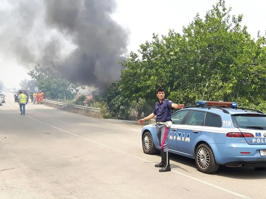 Incendi nel palermitano