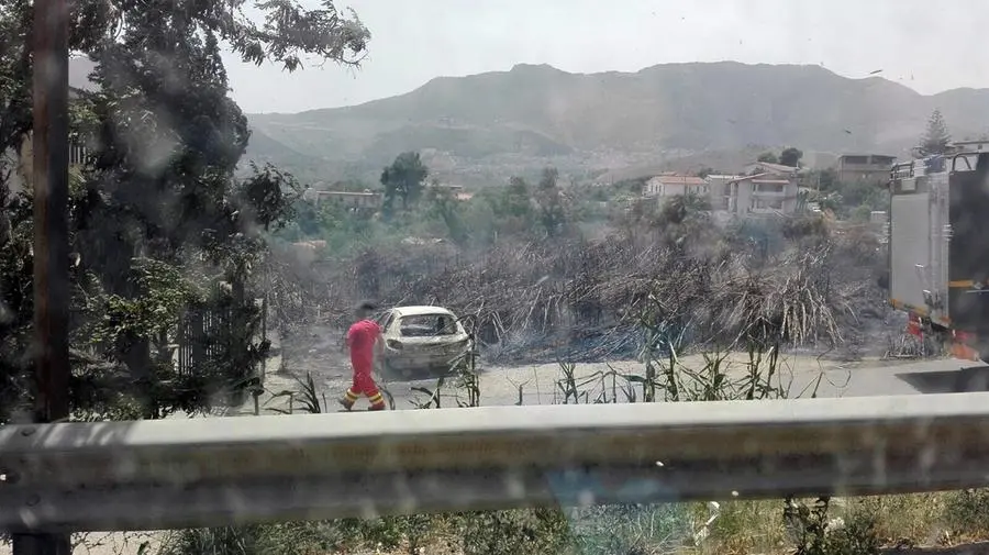 Incendi nel palermitano