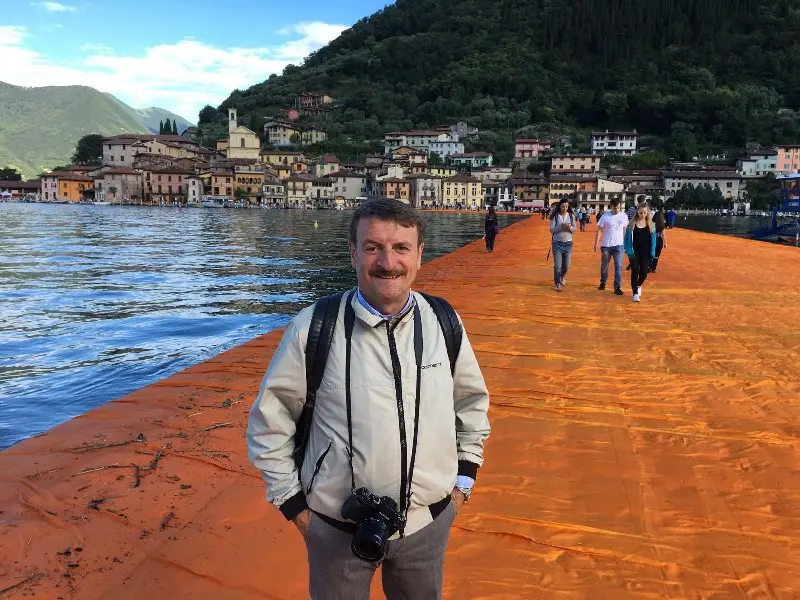 The Floating Piers, in passerella anche Giacomo