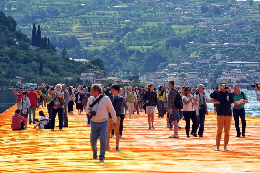 The Floating Piers, apertura da tutto esaurito