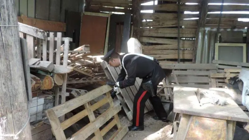 L'eroina recuperata dai carabinieri