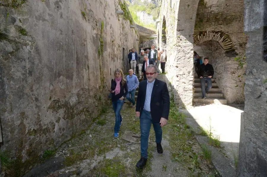 La visita di Maroni alla Rocca d'Anfo