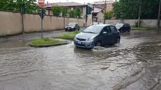 Maltempo a Rovato, acqua alta ai sottopassaggi