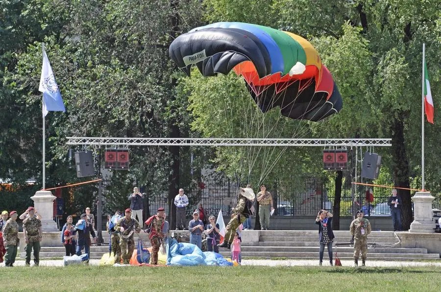 Truppe aviotrasportate a Campo Marte