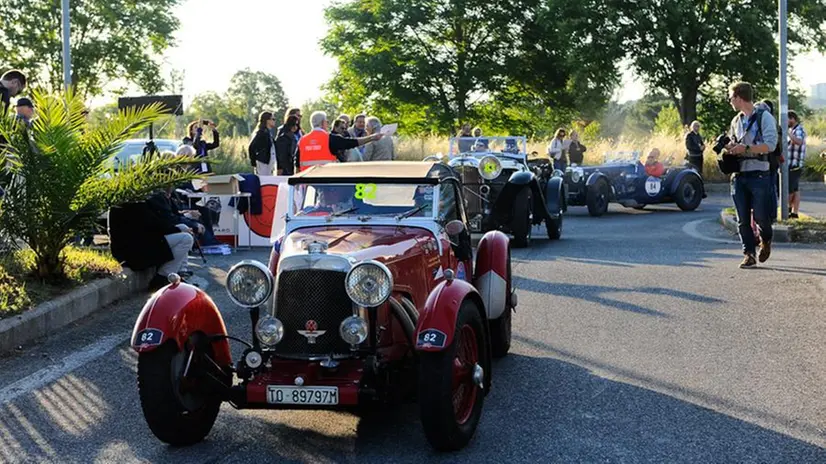 Mille Miglia, la partenza da Roma